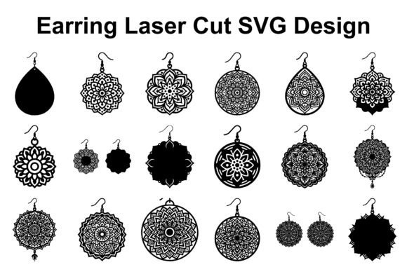 Create Elegant Laser Cut Jewelry with This Mandala Design Bundle