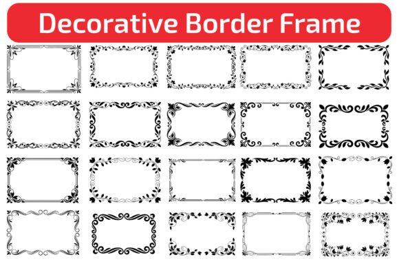 Elegant Decorative Border Frame Bundle