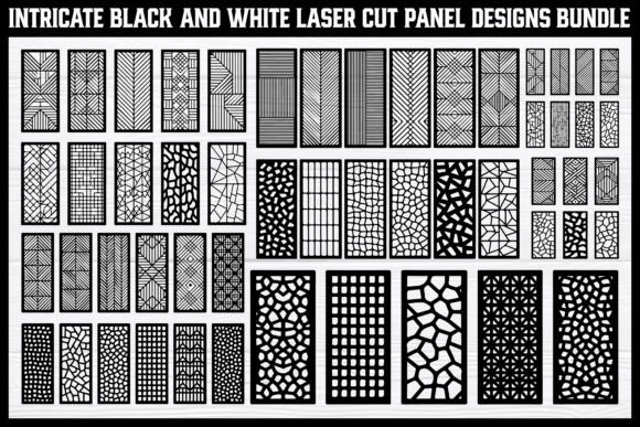 Elegant Laser Cut Panel Vector Designs for Crafting