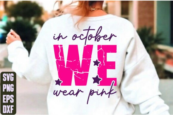 In October We Wear Pink: Elegant Inspirational Design