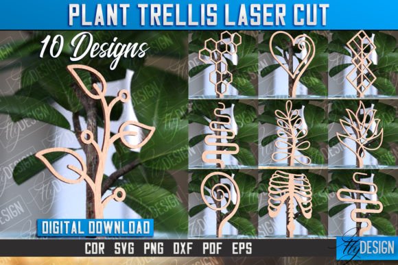 Plant Trellis Laser Cut Design| CNC File