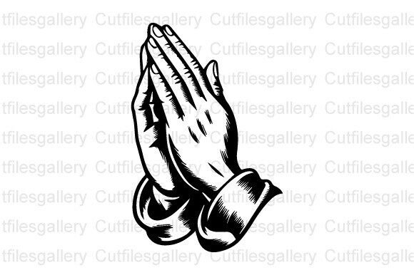 Praying Hands SVG, Religious SVG