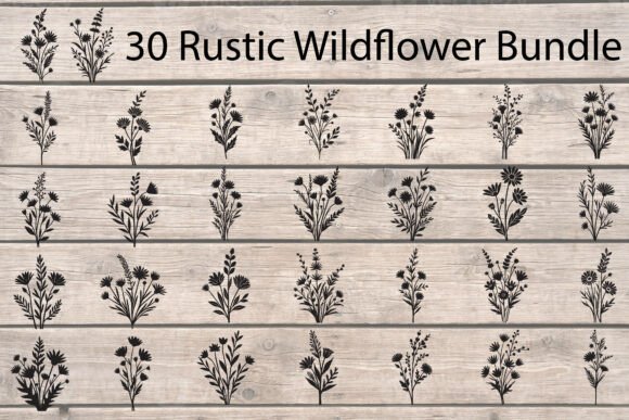 Rustic Wildflower Bundle: Your Creative Toolkit